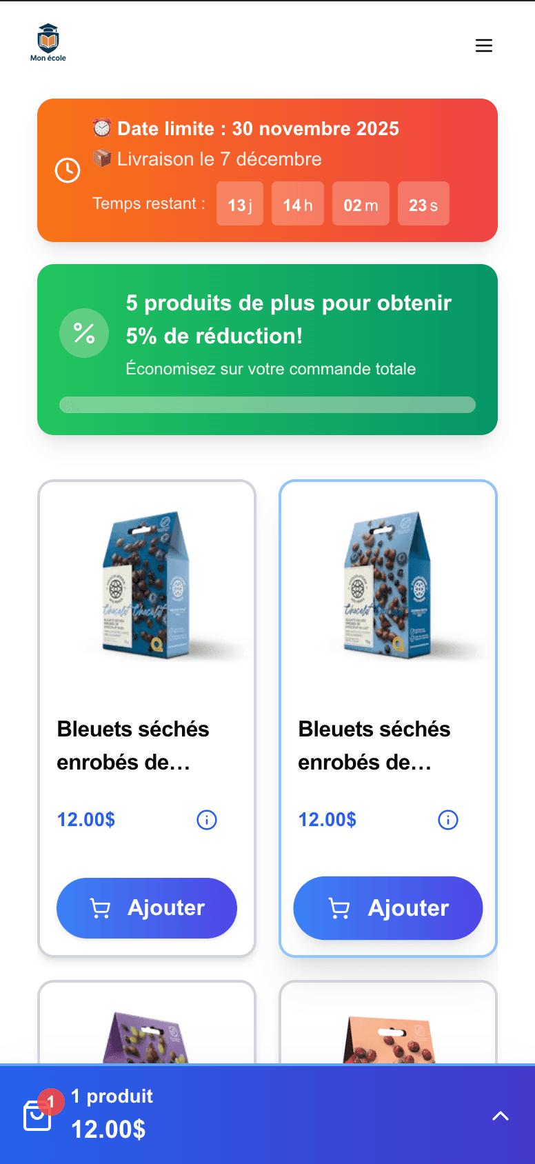 Boutique mobile - Gérez votre campagne depuis n'importe où